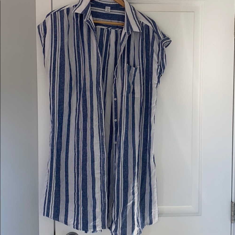 Striped Old Navy Shirt Dress